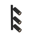 NAZARÉ * REGLETA Mini GU10 3L NEGRO